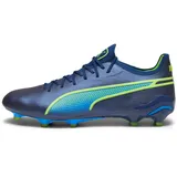 Puma Unisex King Ultimate Fg/Ag Leichtathletik-Schuh, Mehrfarbig (Persian Blue Pro Green Ultra Blue), 41 EU - 41 EU