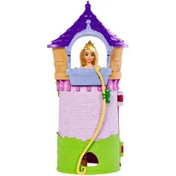 MATTEL HLW30 Disney Princess Rapunzels Turm Spielset, inkl. Chamäleon & Accessoires