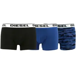 Diesel Herren Boxershorts Kory 3er Pack Blau Schwarz Gr. L
