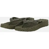 Flip Flop mit Platform Grün 40