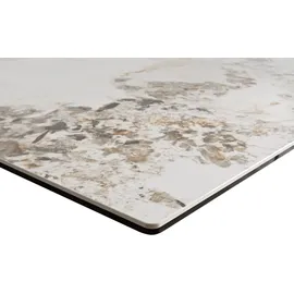 DeLife Edge 180-220 x 72 x 100 cm weiß-beige