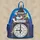 Loungefly Disney Peter Pan Glow Clock Womens Double Strap Shoulder Bag Purse