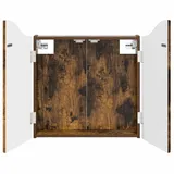 vidaXL Dartboard Schrank Raucheiche 56 x 12 x 63 cm Holzwerkstoff
