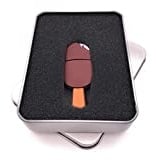 Onwomania EIS am Stiel Ice Cream USB Stick in Alu Geschenkbox 64 GB USB 3.0