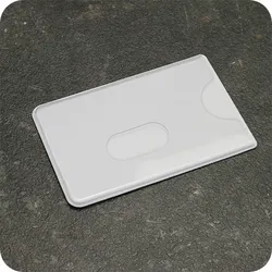 5 Kreditkartenhülle RFID-Schutz, weiß, Hart-PVC