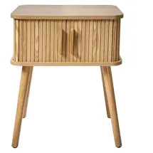 CaliCosy Nachtschrank Vintage 35 x 35 x 58,5 cm Braun