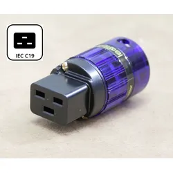 IsoTek High-End C19 IEC 16A Netz-Stecker 24kt. bis 4,1mm2 Leiter