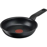 Tefal Titanium Force Pfanne 20 cm, langlebige Antihaftbeschichtung, Thermo-Signal Temperaturindikator, verbesserte Induktion, Schüttränder, stabiler Griff, Töpfe und Pfannen, Made in France, G3030232