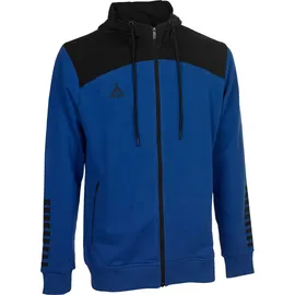 Select Oxford Kapuzen-Sweatjacke blau schwarz 4XL