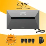 Anker SOLIX Solarbank 3 E2700 Pro, 6-8 Solarmodule, mit MC4 Kabel