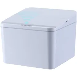 Berührungslose Mülleimer, intelligenter Induktions-Mülleimer, automatischer Mülleimer, Infrarot-Bewegungssensor 4L grau