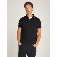 Tommy Hilfiger Poloshirt » FLAG TIPPED REG POLO«, Gr. XXL, Black, , 13537115-XXL