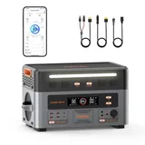 3600W(7200W Peak) Solargenerator PowerMax 3600PE, 2016Wh LiFePO4 Akku Tragbare Powerstation, App & UPS, 14 Anschlüsse, Portable Power Station für Camping, Wohnmobile, Notstrom