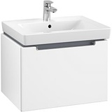 Villeroy & Boch Subway 2.0 Waschtischunterschrank A68710MS 58,7x42x45,4cm, 1 Auszug, Griff chrom, weiß matt