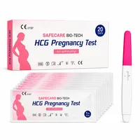 Safecare 20 x Schwangerschaftstest Midstream, Frühtest ab 10 mIU/ml, Ergebnis in 3 Minuten, über 99% genau, HCG Test zur früh Schwangerschaftserkennung