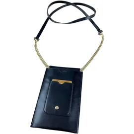 COLLEZIONE ALESSANDRO Umhängetasche Handytasche Damen Leder schwarz