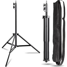 Wiltec Walimex pro AIR 200 200 cm, 4.50 kg), Lampenstativ, Schwarz