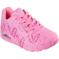 SKECHERS Damen UNO Spread The Love Sneaker, Rose, 36