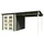 Lasita Maja Gartenhaus-Anbaudach Zambezi Anbau 250x 250 x 250 cm Beige