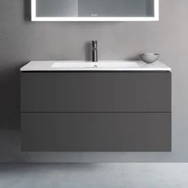 Duravit L-Cube Waschtischunterbau wandhängend 2 Auszüge, LC624204949,