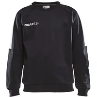 New Wave CRAFT Kinder Sweatshirt Progress R-Neck SWEATER, Black/White,