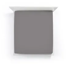 Formesse Spannbettlaken Bella Donna Jersey 120 x 200 - 130 x 220 cm grau