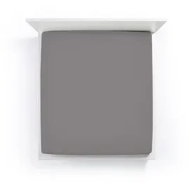 Formesse Spannbettlaken Bella Donna Jersey 120 x 200 - 130 x 220 cm grau