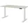 assmann büromöbel ASSMANN Elektrisch höhenverstellbarer Kinderschreibtisch JUNIOR Eiche Polar Weiß, 140x80cm, Memoryfunktion, Kollisionsschutz, 2-fach-Motorik - Weiß/Beige