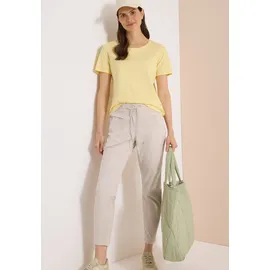 Cecil Mid Waist Slim Leg Hose im Washed-Look grain beige S - S / 28L