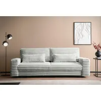 Schlafsofa "Imoga, Polster mit Schlaffunktion, 3-Sitzer Sofa, Couch mit Bettkasten", grau (hellgrau), B:250cm H:90cm T:108cm, LEGER HOME BY LENA GERCKE, Sofas, Schlafsofa, in modernen Farben und Stoffen, Bettfunktion, Liegefläche: 200x150 cm