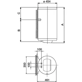 Evenes Elektrospeicher Warmwasserspeicher Boiler 30 Liter