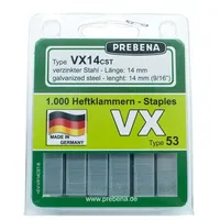 Prebena Heftklammern im Blister verzinkt Stahlqualitaet