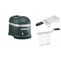 KitchenAid Paket 1, Toaster + Brötchenaufsatz Artisan 5KMT2204, Farbe:Pebbled Palm