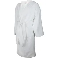 Clinotest Frottee Bademantel für Damen & Herren, Kochfest, Einlaufsicher, Fusselfrei, Absorbierend, OEKO-Tex Zertifiziert, Ideal für Spa, Zuhause & Hotel, Ohne Kapuze – Premium Qualität - M