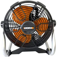 Worx WX095,9 Bodenventilator 20 cm Schwarz