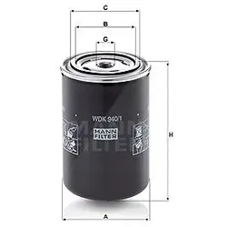 Mann-filter Kraftstofffilter [Hersteller-Nr. WDK940/1]