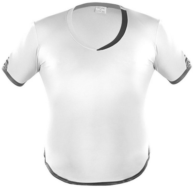Geronimo T-Shirt Erotic Mission T-Shirt mit Niete White L (Polyamid) weiß L