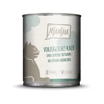 MjAMjAM Leckere Mahlzeit 800g Dose Katzennassfutter 6 x 800 Grammvorzügliches Kalb mit leckerem Truthahn an leckeren Möhrchen