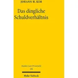 Mohr Siebeck GmbH & Co. K Das dingliche Schuldverhältnis