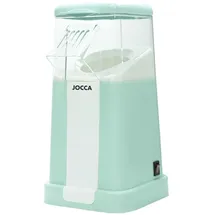 Jocca - Popcornmaschine Funny Cooking Türkis | Fettfreie Zubereitung | Frisches Popcorn in 3 Minuten | Kompakt und Benutzerfreundlich | Inklusive Messbecher
