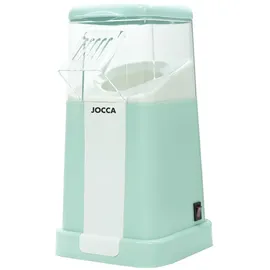 Jocca - Popcornmaschine Funny Cooking Türkis | Fettfreie Zubereitung | Frisches Popcorn in 3 Minuten | Kompakt und Benutzerfreundlich | Inklusive Messbecher