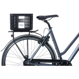 Basil Crate S Fahrradkiste schwarz