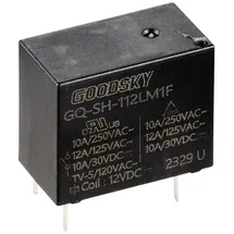 GOODSKY GQ-SH-112LM1F Printrelais 12 V/DC 10A 1 Schließer