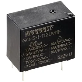 GOODSKY GQ-SH-112LM1F Printrelais 12 V/DC 10A 1 Schließer