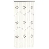 Maximex Vorhang Mod. Holzperlen Bambusvorhang hängender Deko Vorhang aus Ahornholzperlen und kleinen Bambusperlen mit 31 Strängen 90 x 200 cm Mehrfarbig