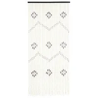 Maximex Vorhang Mod. Holzperlen Bambusvorhang hängender Deko Vorhang aus Ahornholzperlen und kleinen Bambusperlen mit 31 Strängen 90 x 200 cm Mehrfarbig