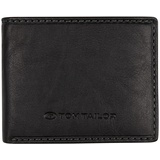 Tom Tailor Lary Herren Geldbörse RFID Klein Querformat Leder Schwarz