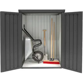 plats Garten-Geräteschrank 1,33 x 0,94 m Grau