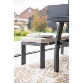Garden Impressions Vasano Loungeset 4-tlg. carbon black/sand