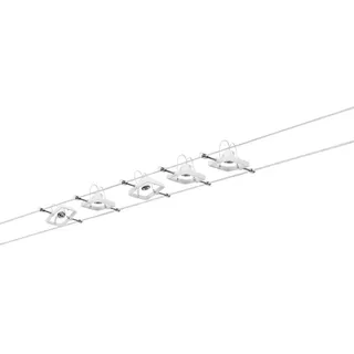 Paulmann 94134 Seilsystem Mac II Basisset GU5.3 50 W LED Weiß